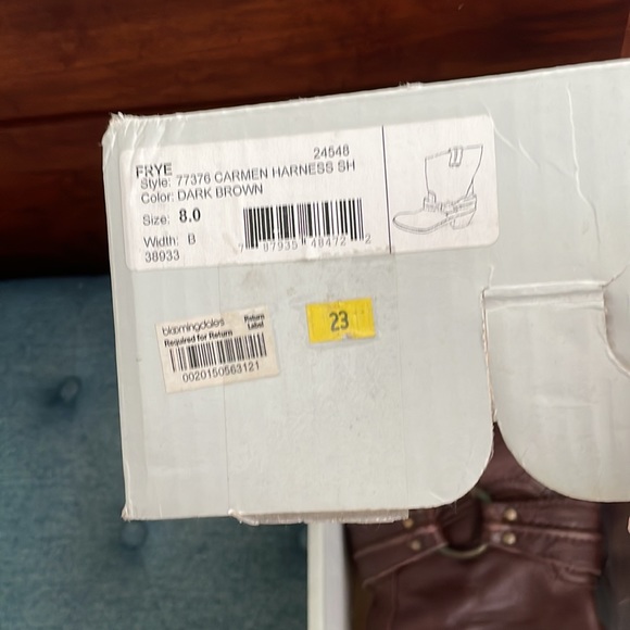 Frye distressed leather engineer boots in great condition! - Picture 7 of 8